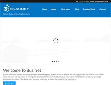 Tablet Screenshot of buzinet.co.uk